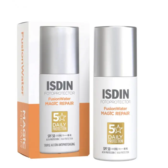 Isdin Fotoprotector Fusion Water Magic Repair FPS 50 50ml - Imagem 2