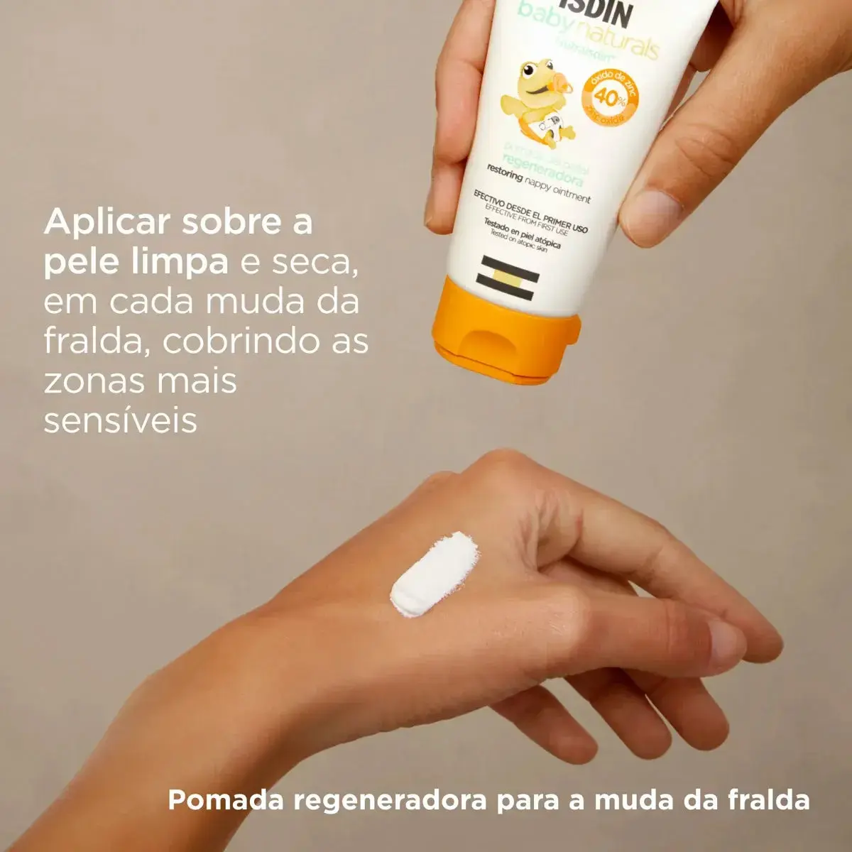 Isdin Baby Naturals Nutraisdin Zn40 Pomada Regeneradora 100ml - Imagem 3
