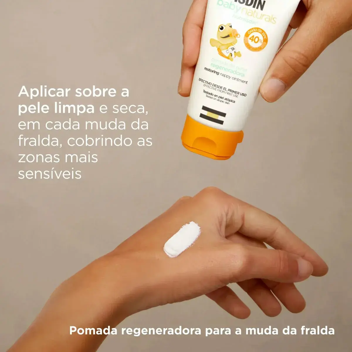Isdin Baby Naturals Nutraisdin Zn40 Pomada Regeneradora 50ml - Imagem 3