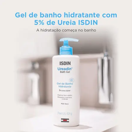 Isdin Ureadin Gel de Banho 424g Kit com 3 Unidades - Imagem 2