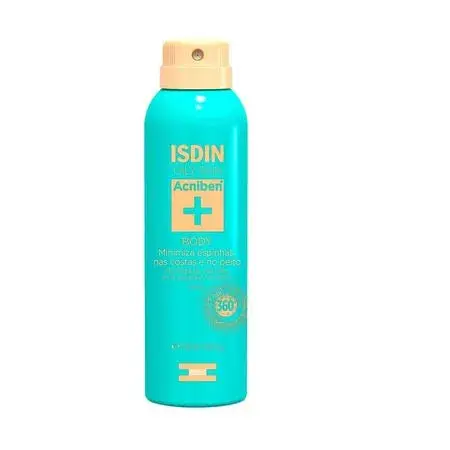 Isdin Acniben Kit - Gel Secativo + Sabonete Facial + Gel Creme Facial + Spray Corporal Antiacne para Peles Oleosas e Acneicas Kit - Imagem 4