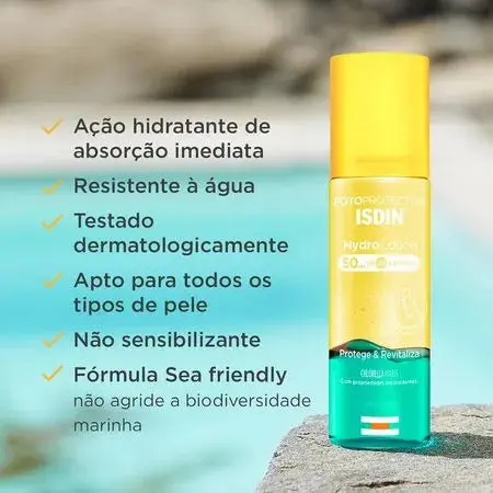 Protetor Solar Corporal Isdin - Fotoprotector Hydrolotion FPS 50 200ml - Imagem 3